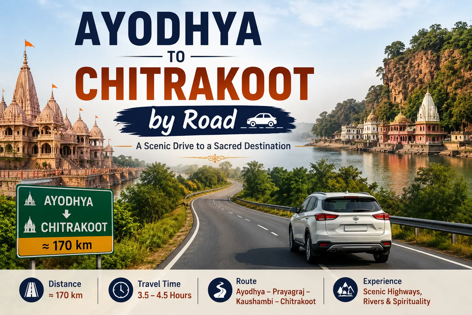 Ayodhya to Chitrakoot by Road